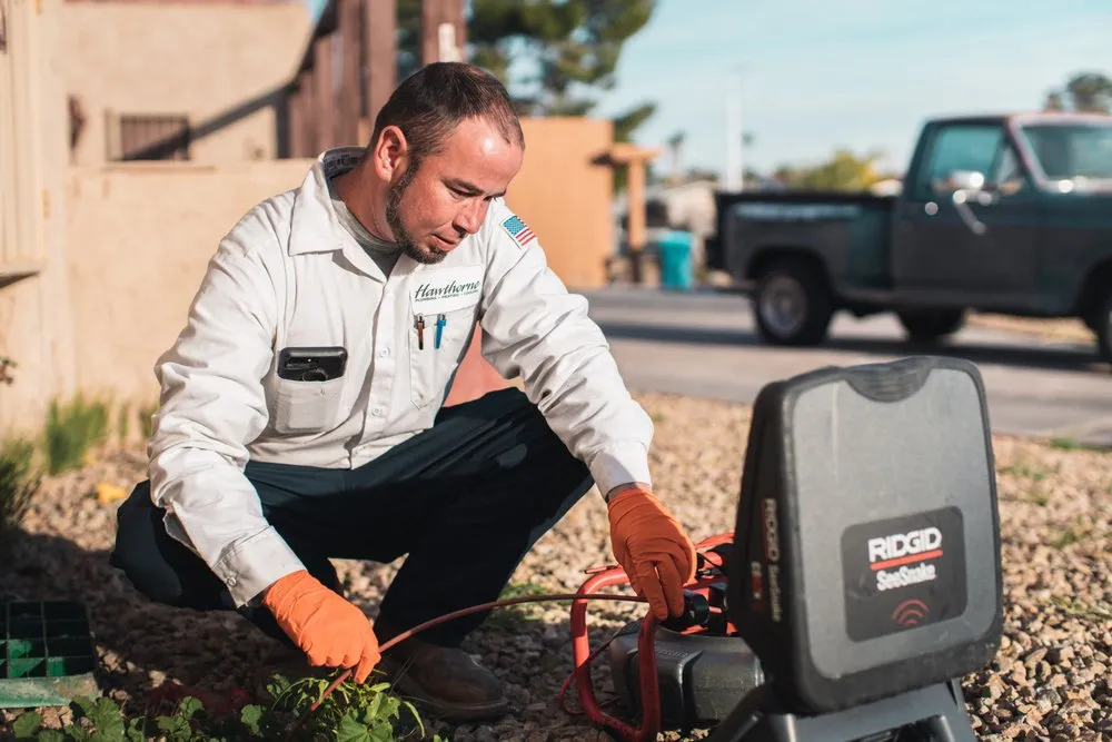 Expert drain cleaning for homes in Las Vegas, NV by Hawthorne Plumbing, Heating and Cooling