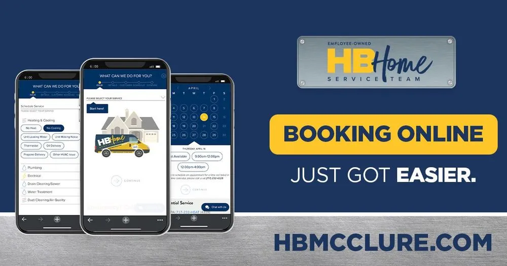 Slide of HB McClure/HB Home Service Team