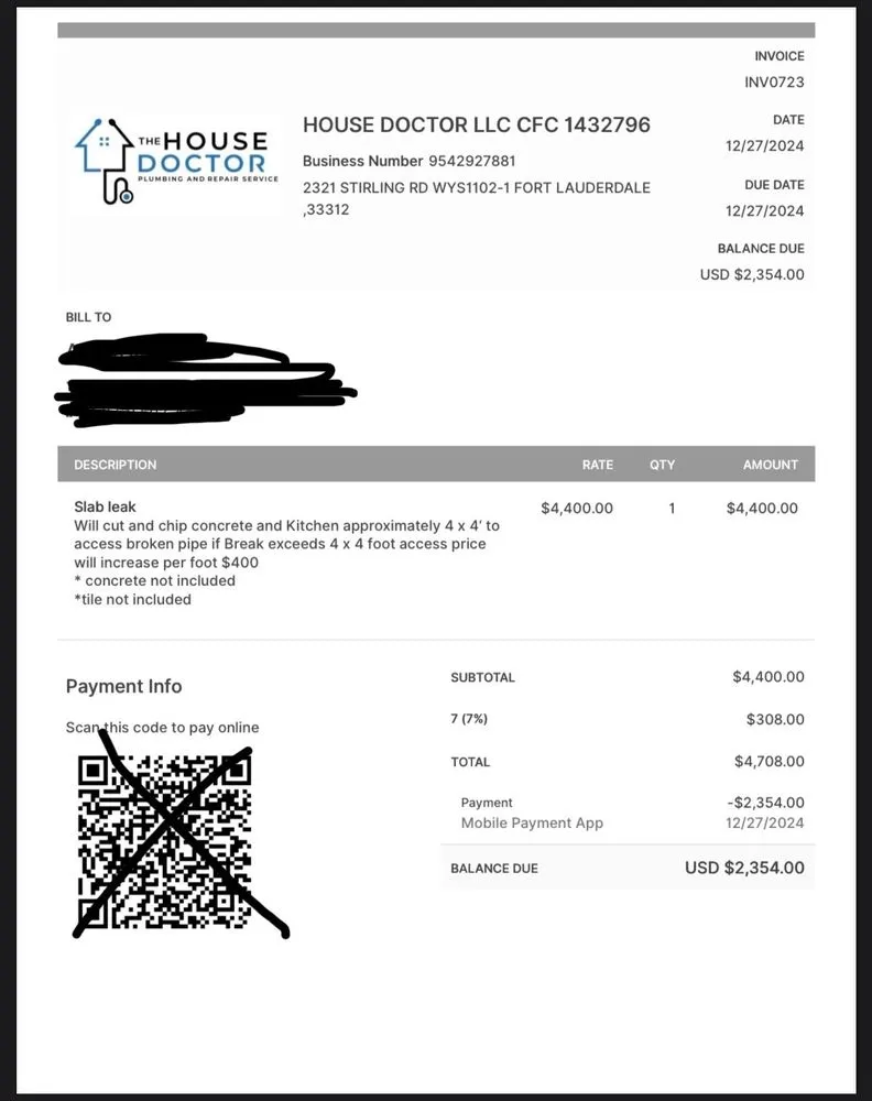 Slide of HD Plumbing and Water Damage Repair