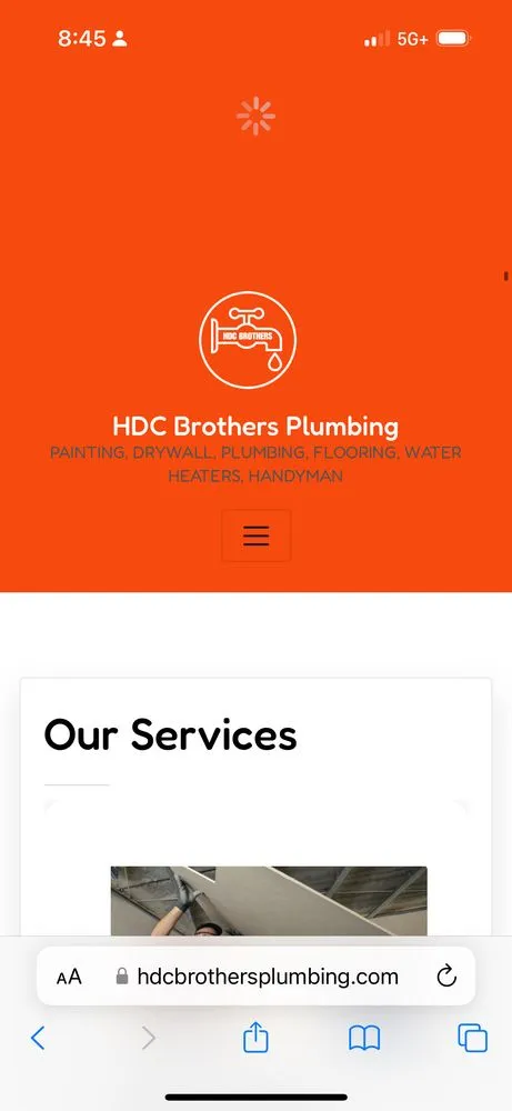 Slide of HDC Brothers Plumbing
