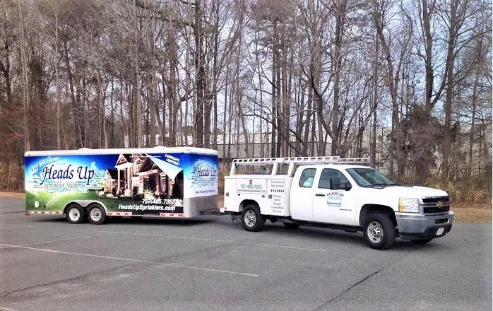 Slide of Heads Up Sprinkler Systems