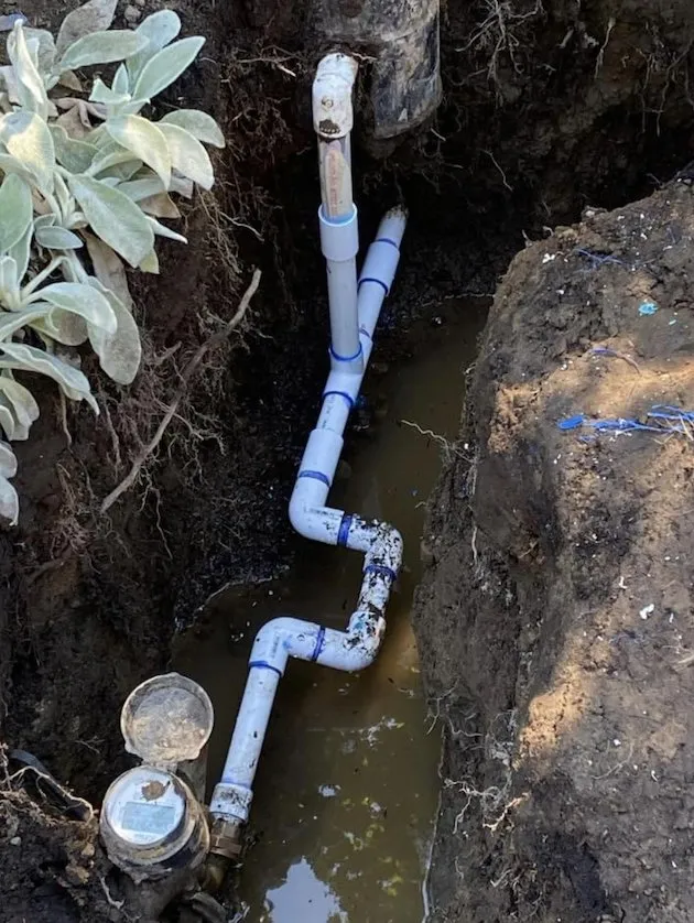 Slide of Heath Waterlines