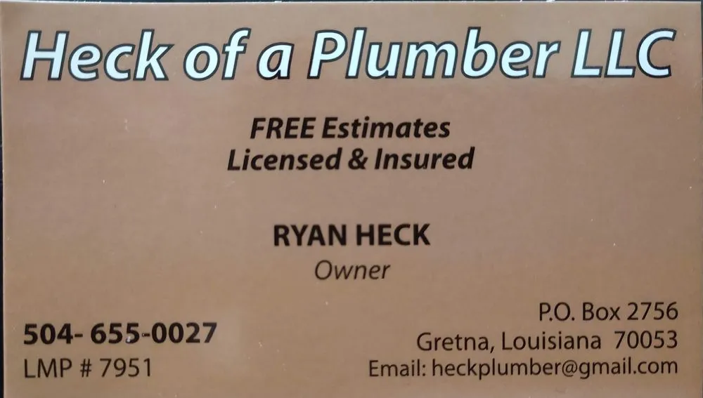 Slide of Heck of a Plumber