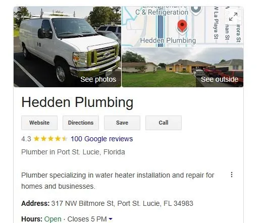 Reliable water heater service in Port St. Lucie, FL by Hedden Plumbing