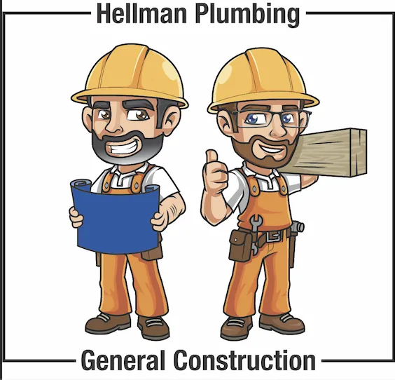 Slide of Hellman plumbing and general construction