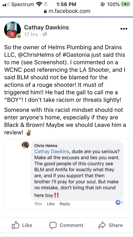 Slide of Helms Plumbing and Drains