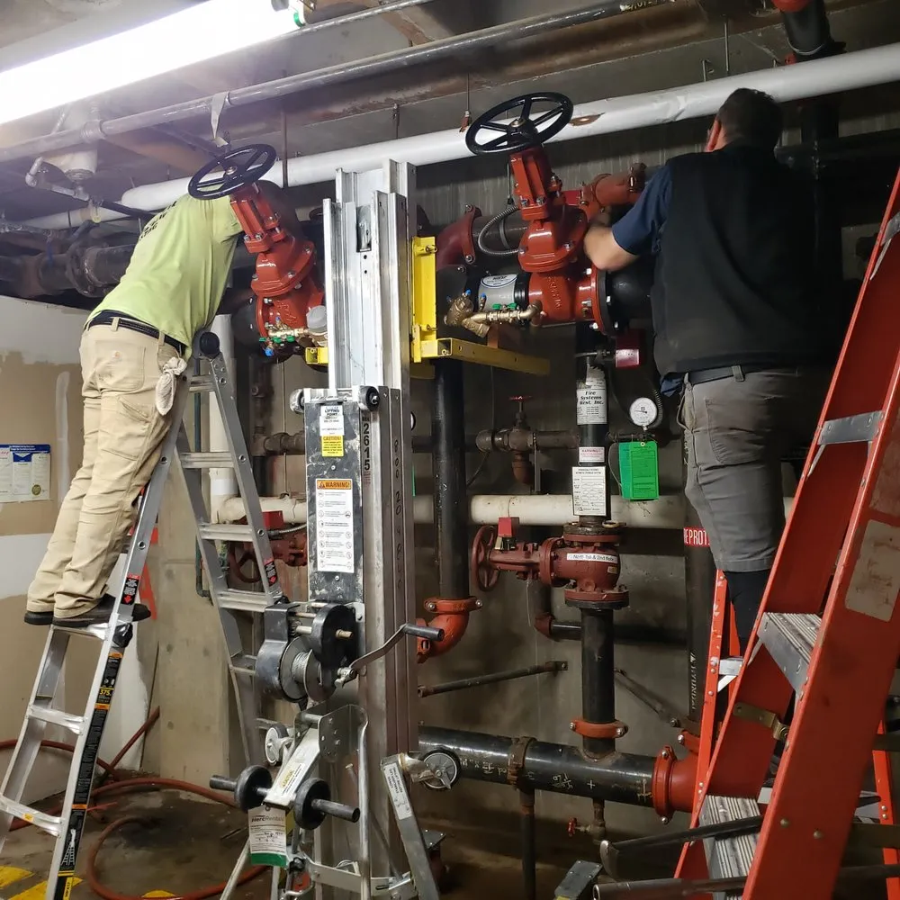 Slide of Hempel Backflow Testing