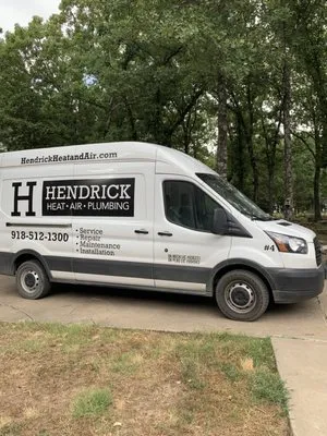 Hendrick Heat and Air Logo