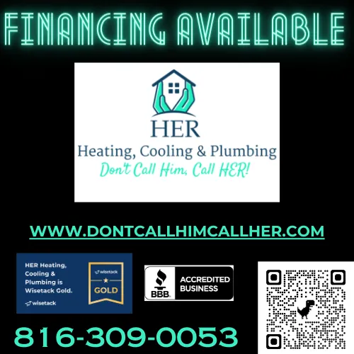 Slide of HER Heating Cooling & Plumbing
