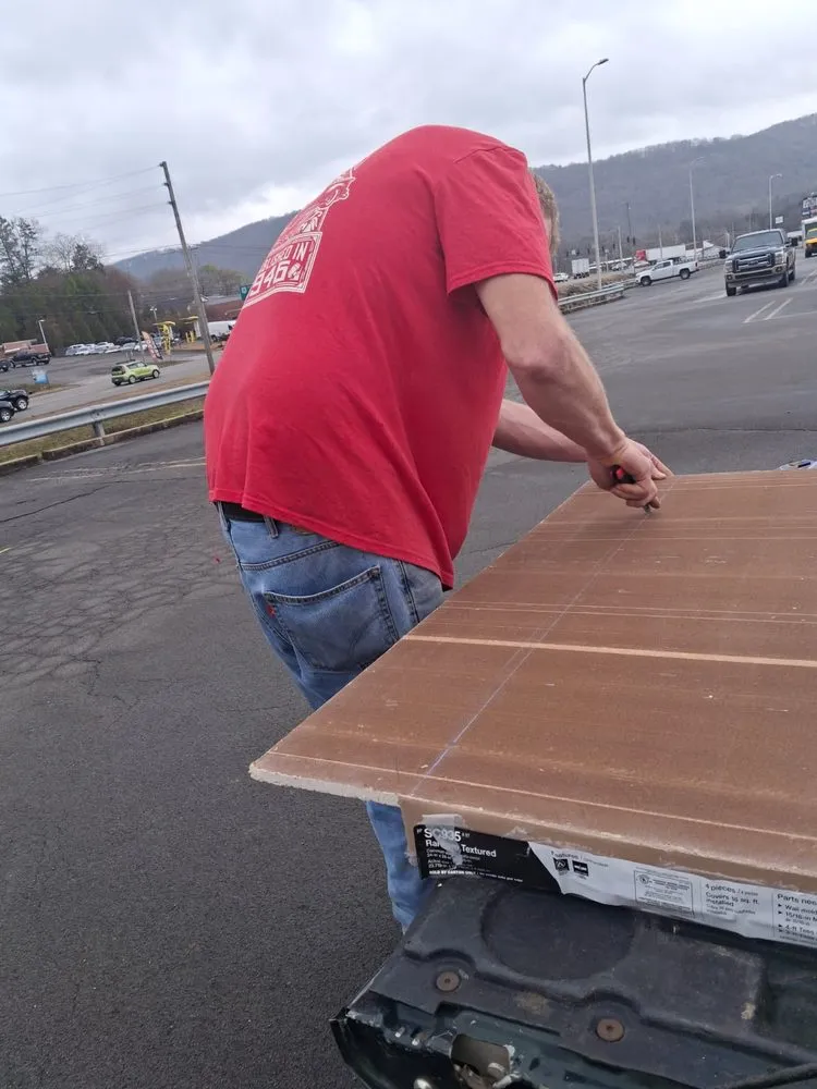 Slide of Her Man's Handyman Service