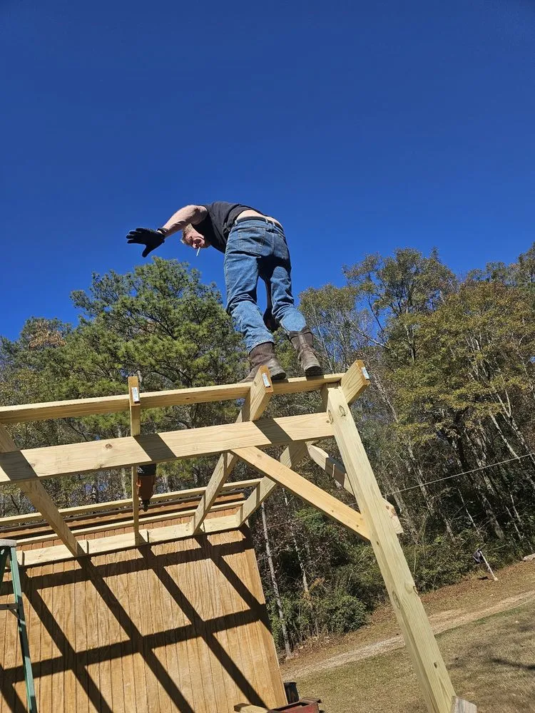 Slide of Her Man's Handyman Service