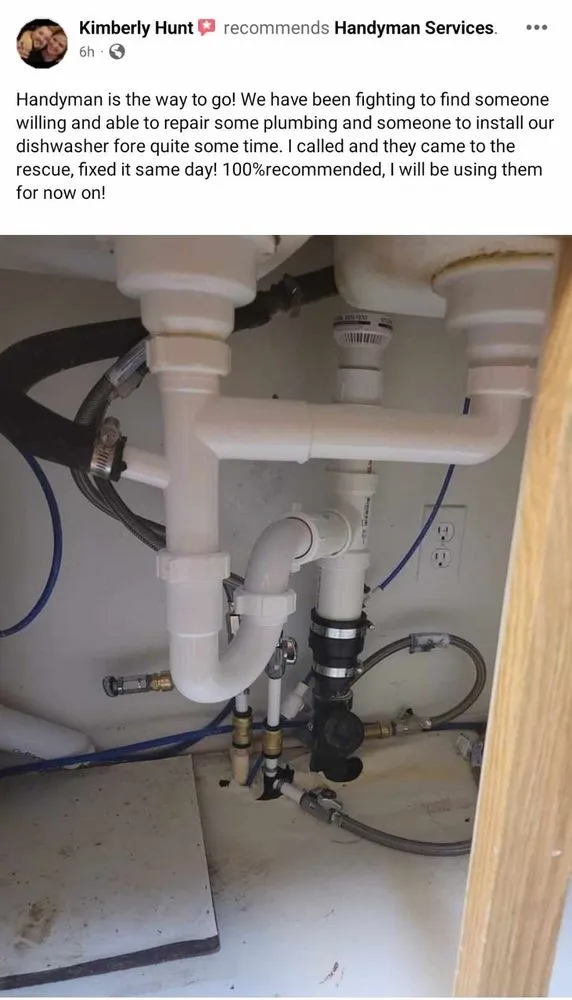 Slide of Here at Handyman