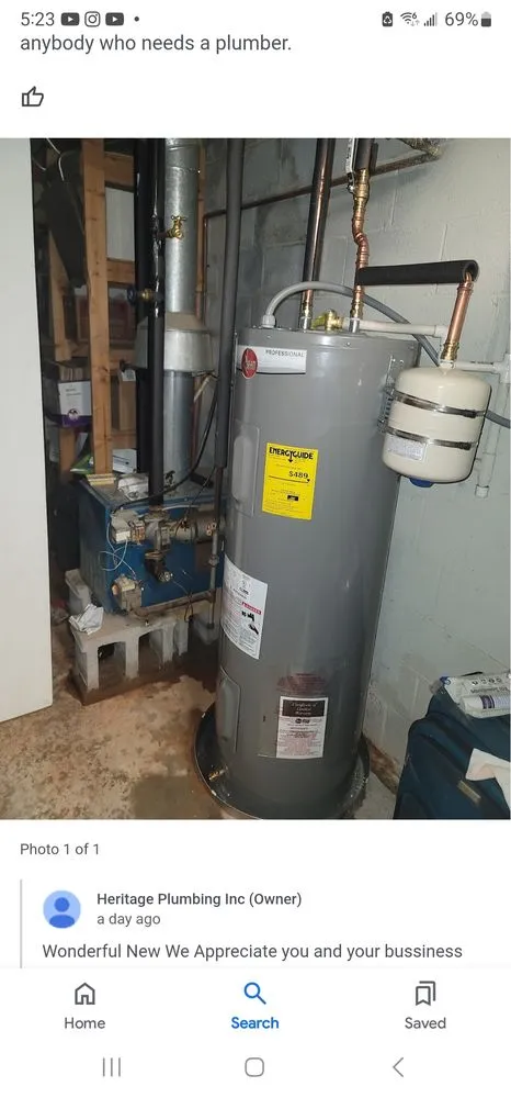 Slide of Heritage Plumbing