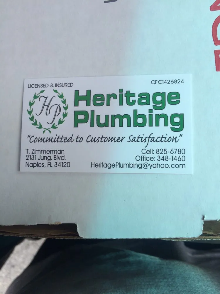 Slide of Heritage Plumbing