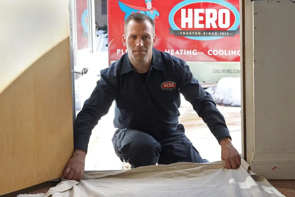 Slide of Hero: Plumbing, Heating, Cooling, Drains, Ducts & Electrical