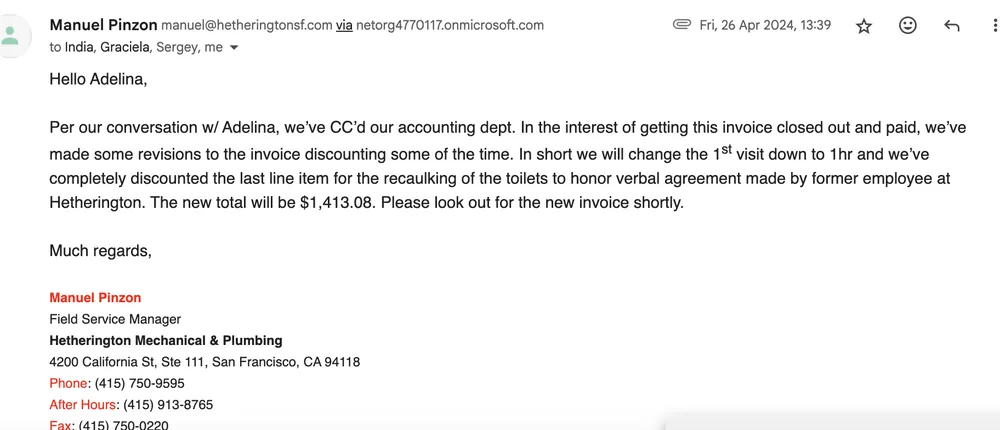 Professional drain cleaning in San Francisco, CA by Hetherington Mechanical & Plumbing Contractors