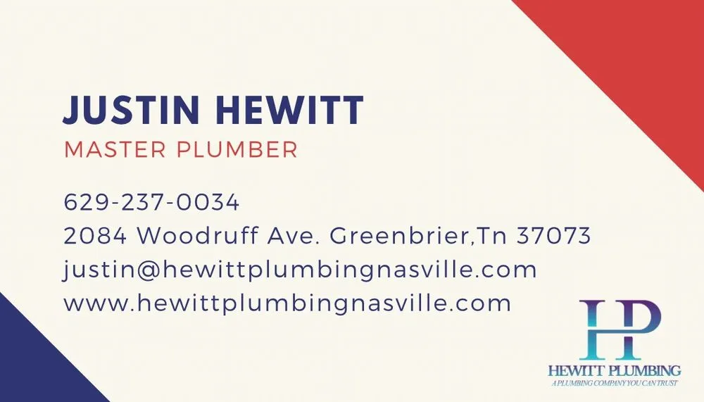 Slide of Hewitt Plumbing