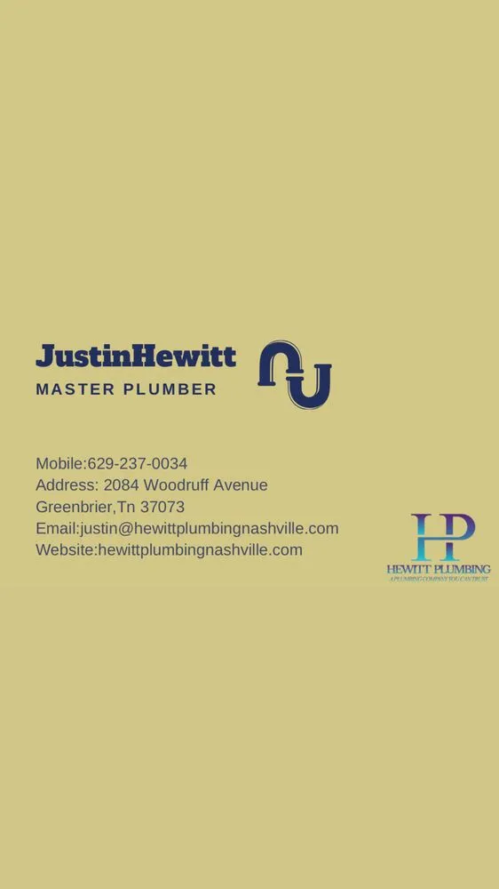 Slide of Hewitt Plumbing