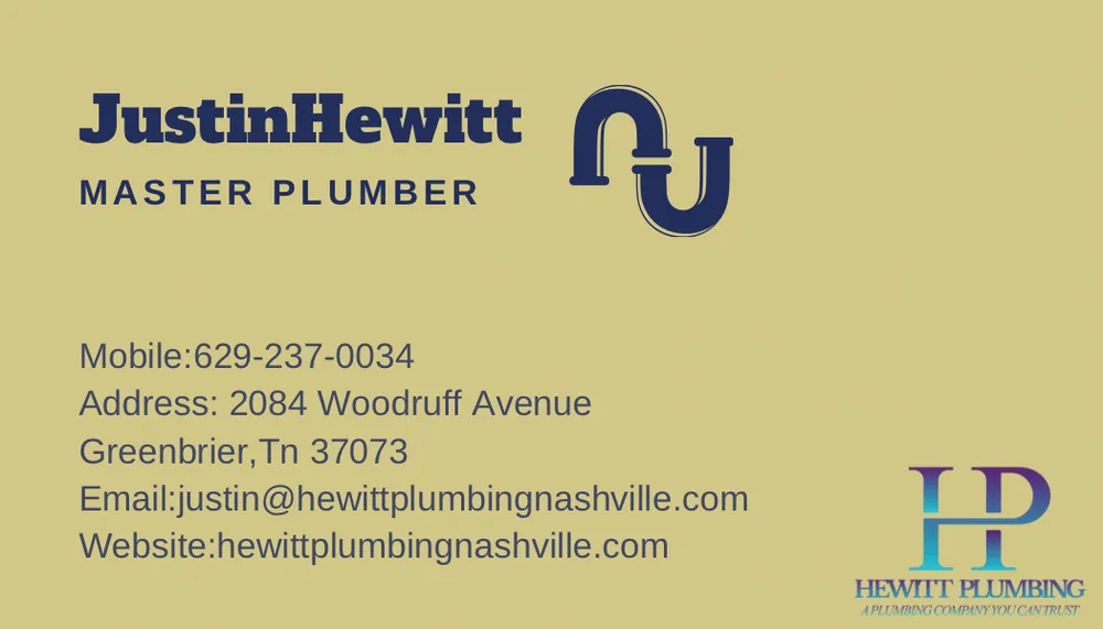 Professional pipe repair service in Greenbrier, TN - Hewitt Plumbing