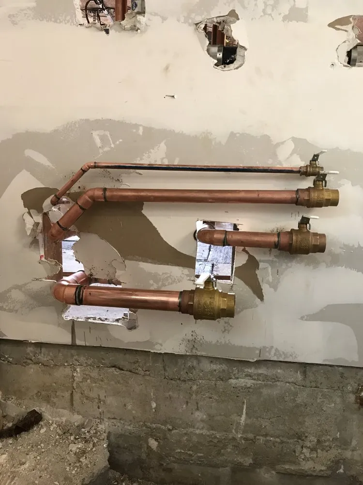 Slide of HG plumbing