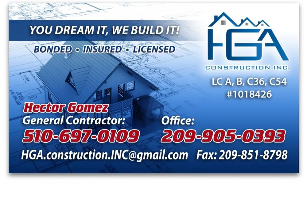 Slide of HGA Construction INC & Plumbing services