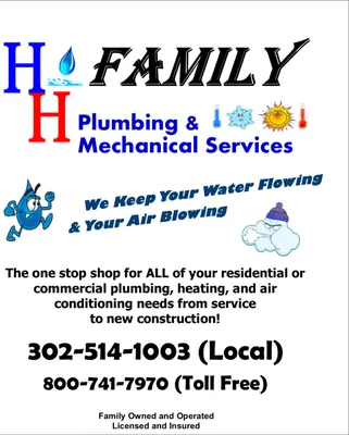 HH Family Plumbing & Mechanical Services Logo