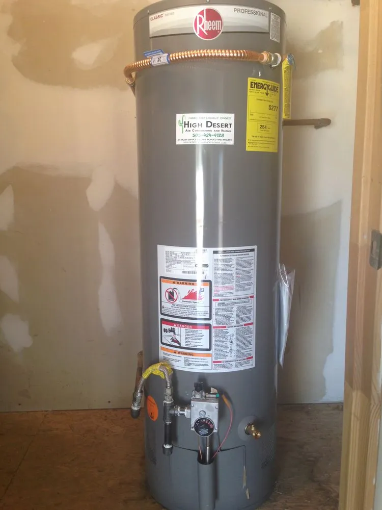 Trusted water heater service in Santa Fe, NM by High Desert Air Conditioning and Heating