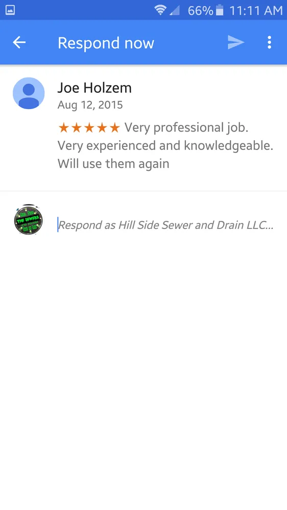 Slide of Hill Side Sewer & Drain