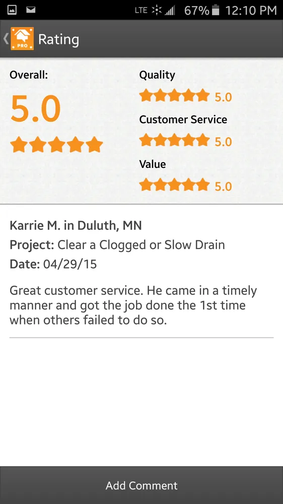 Slide of Hill Side Sewer & Drain