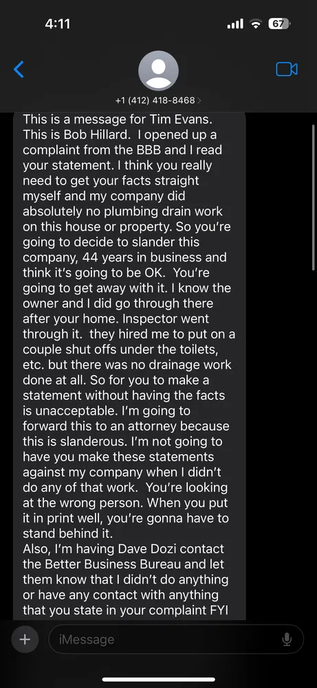 Slide of Hillard Plumbing & Heating