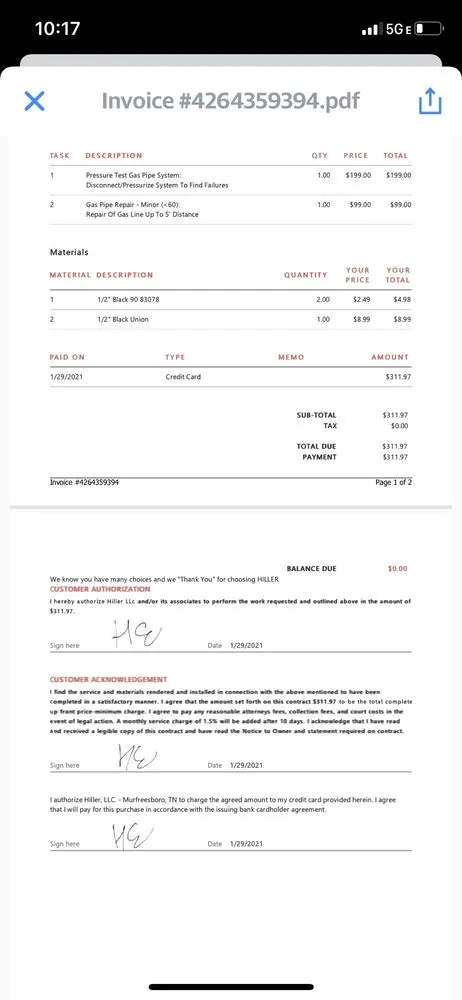 Reliable water heater service for homes in Murfreesboro, TN by Hiller Plumbing, Heating, Cooling & Electrical