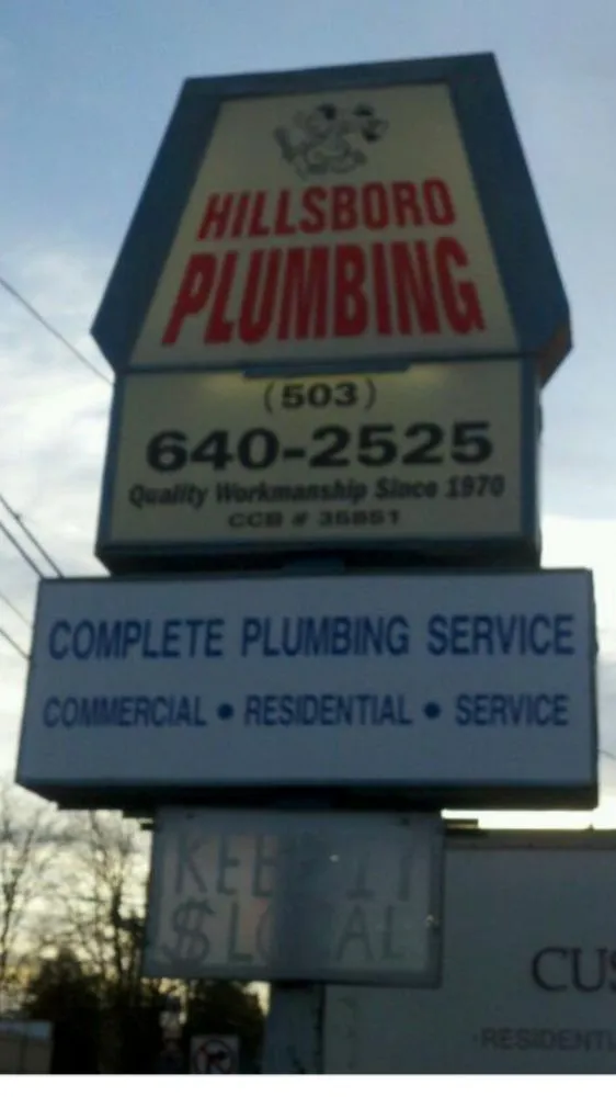 Slide of Hillsboro Plumbing
