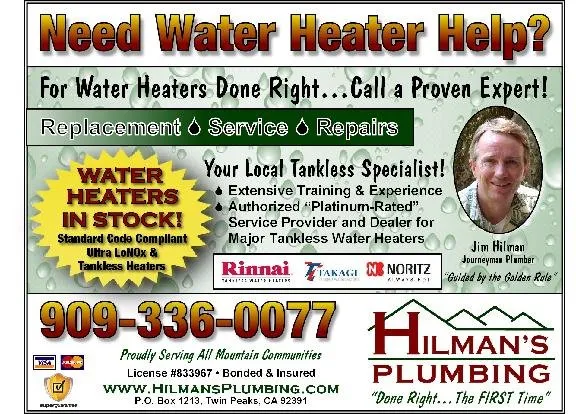 Slide of Hilman's Plumbing