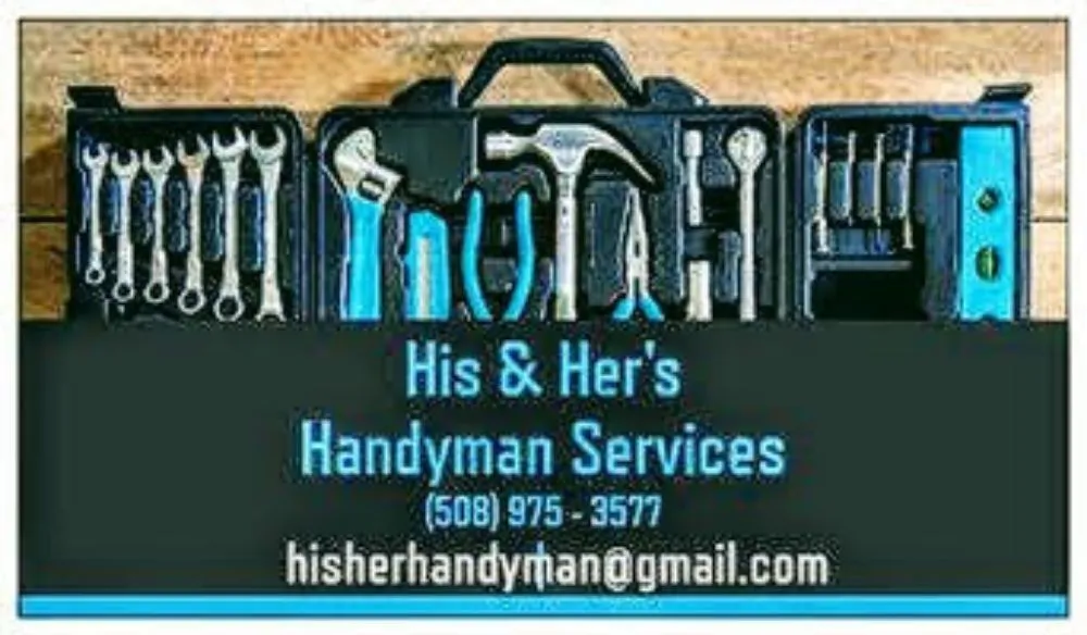 Slide of His and Her's Handyman Services