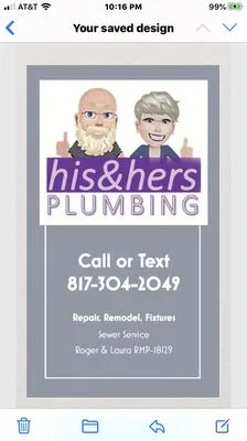 His and Hers Plumbing