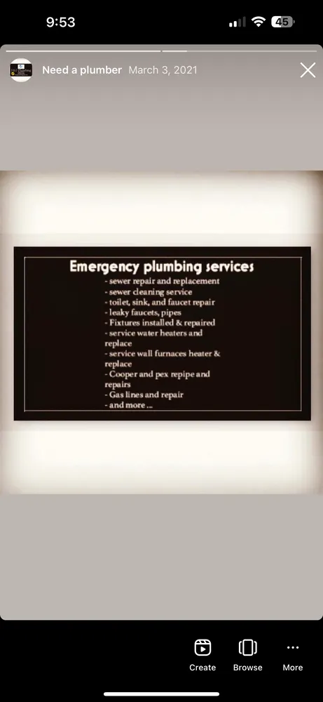 Slide of H&J plumbing