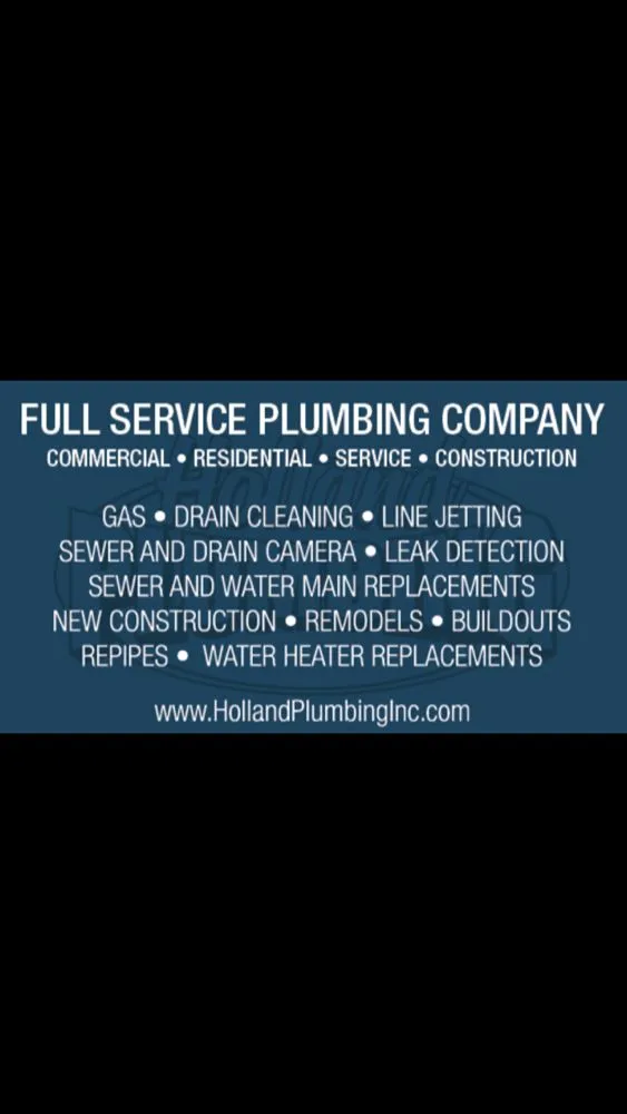 Slide of Holland Plumbing