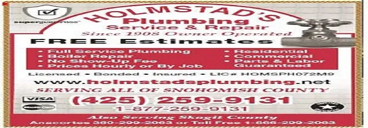 Slide of Holmstad's Plumbing