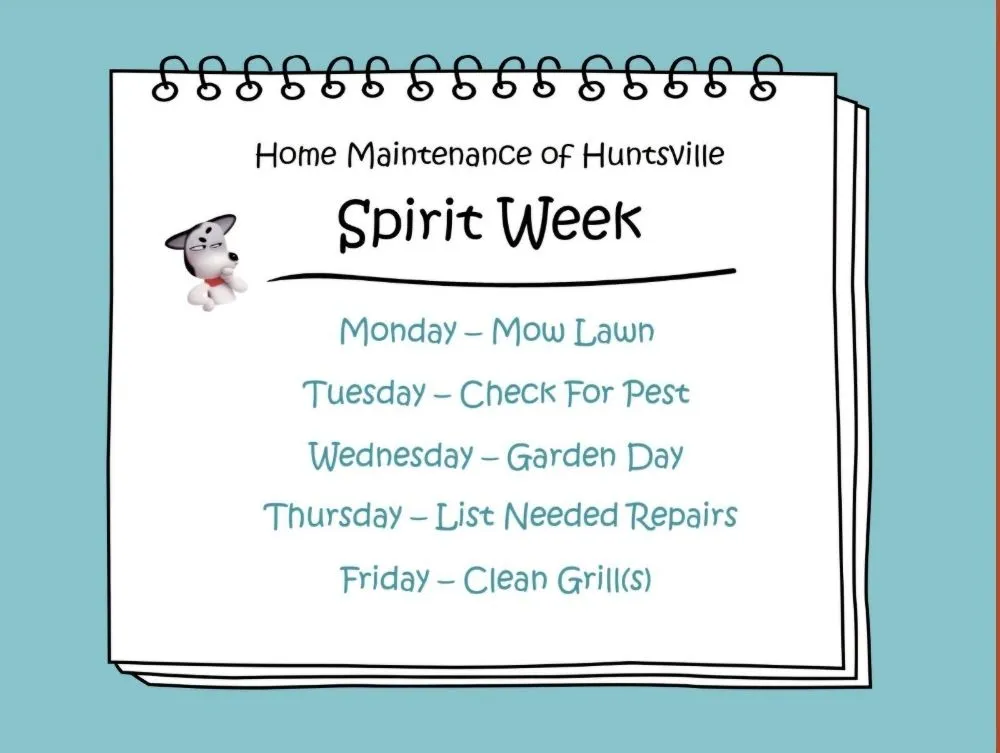 Slide of Home Maintenance of Huntsville