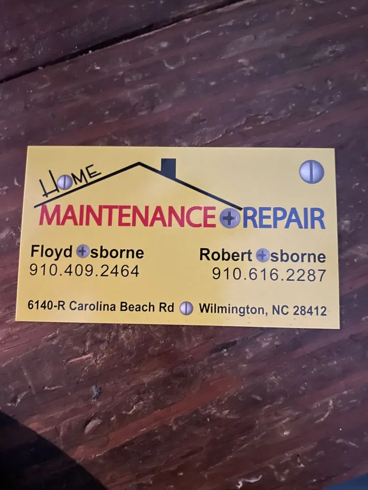Slide of Home Maintenance Repair