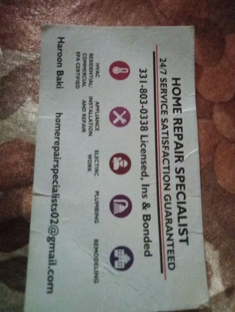 Slide of Home Repair Specialist