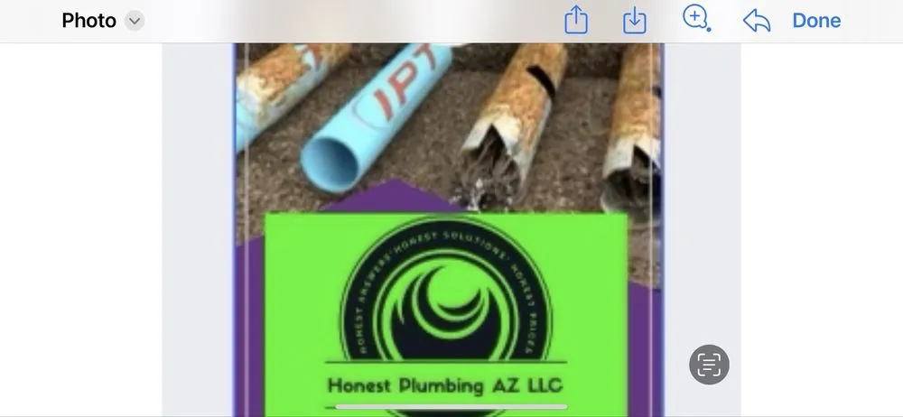 Slide of Honest Plumbing AZ