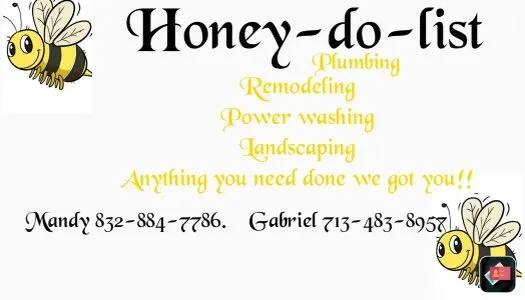 Slide of Honey Do List