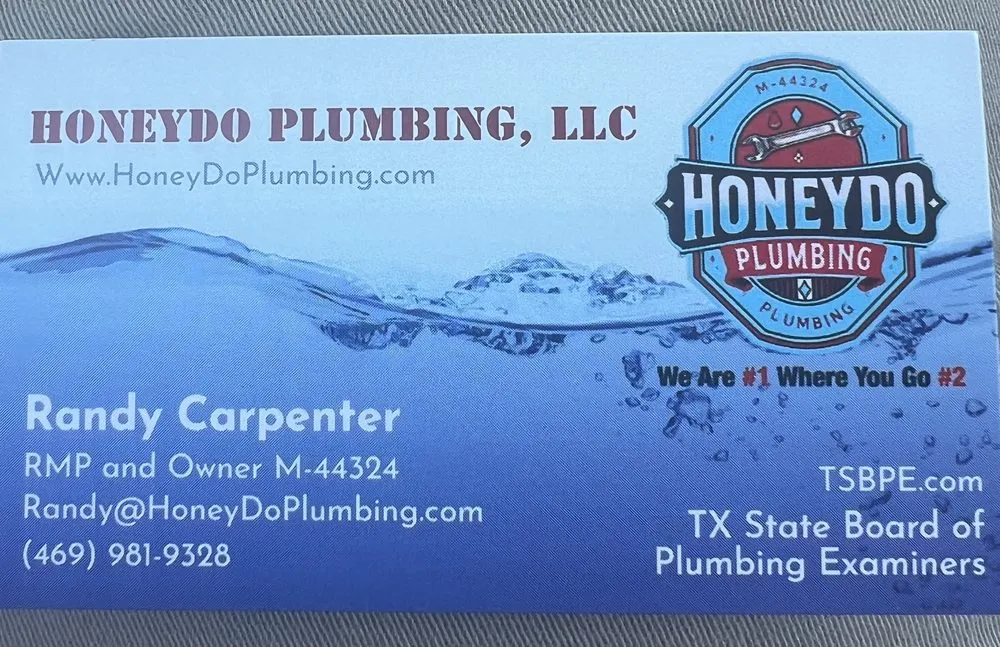 Slide of HoneyDo Plumbing
