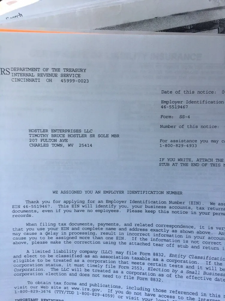 Slide of Hostler Enterprises