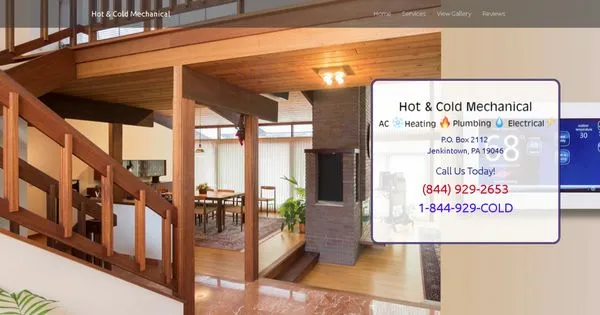 Hot & Cold Mechanical Logo