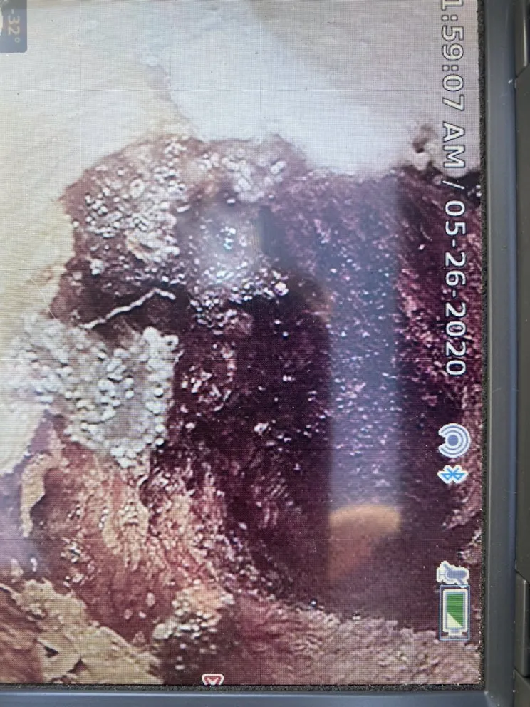 Slide of Hot Shots Drain and Plumbing