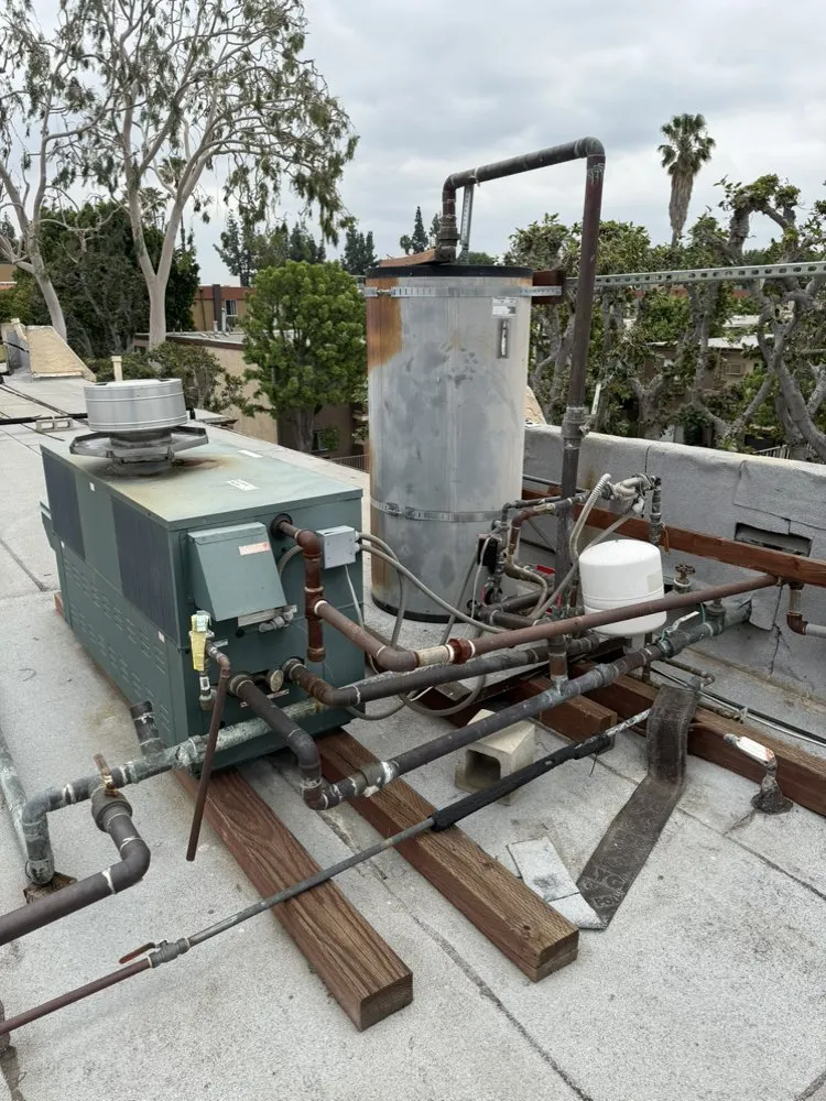 Slide of Hot Water Plumbing