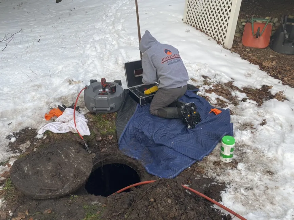 Slide of Hotshots Drain Cleaning