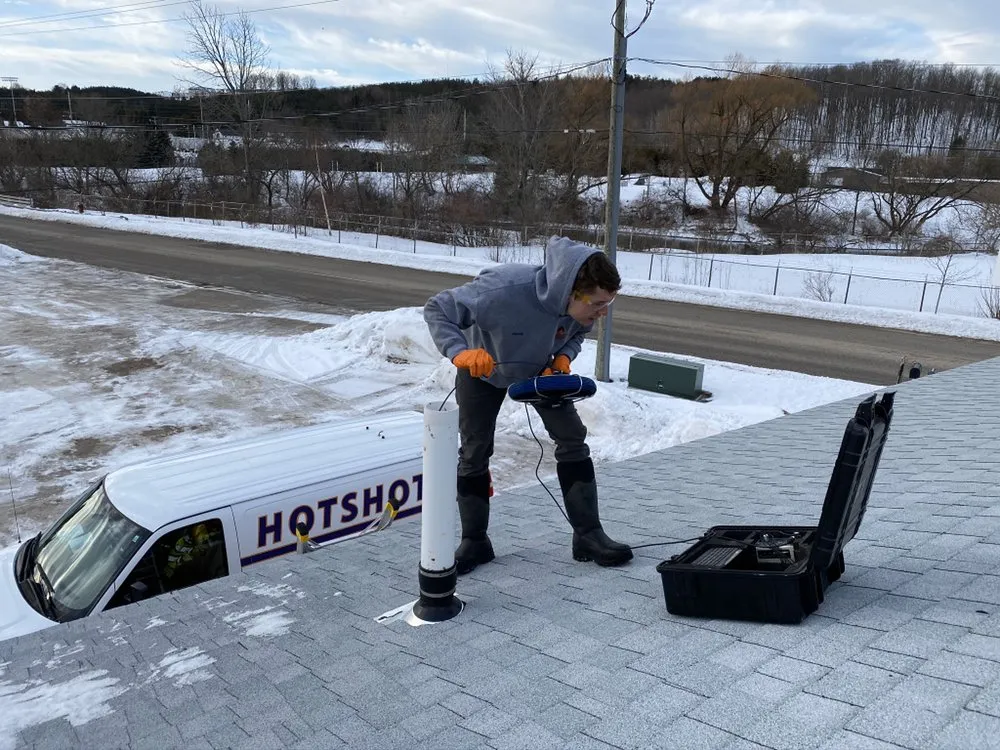 Slide of Hotshots Drain Cleaning